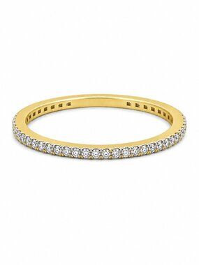 Freida Rothman All Pavé Stack Ring Gold & Silver Size 10 - NWT $125 MSRP